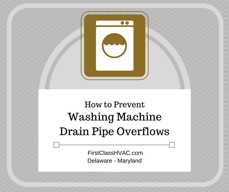 How to Prevent Washing Machine Drain Pipe Overflows